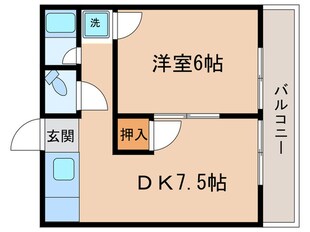 若竹荘の物件間取画像